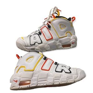 NIKE AIR MORE UPTEMPO Grade School “Rayguns" 5y